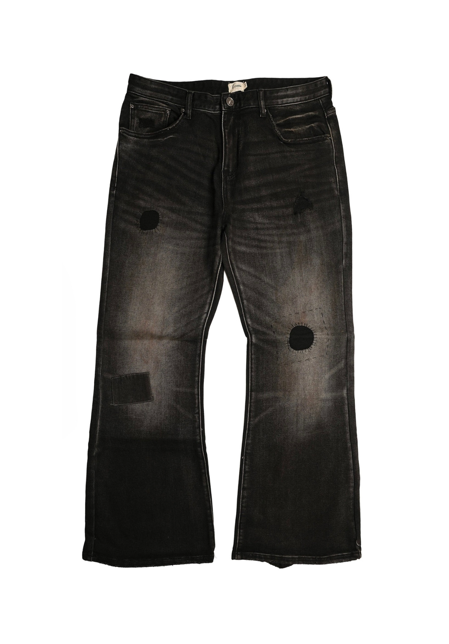 Patchwork Flare Denim – Gems Vintage Denim