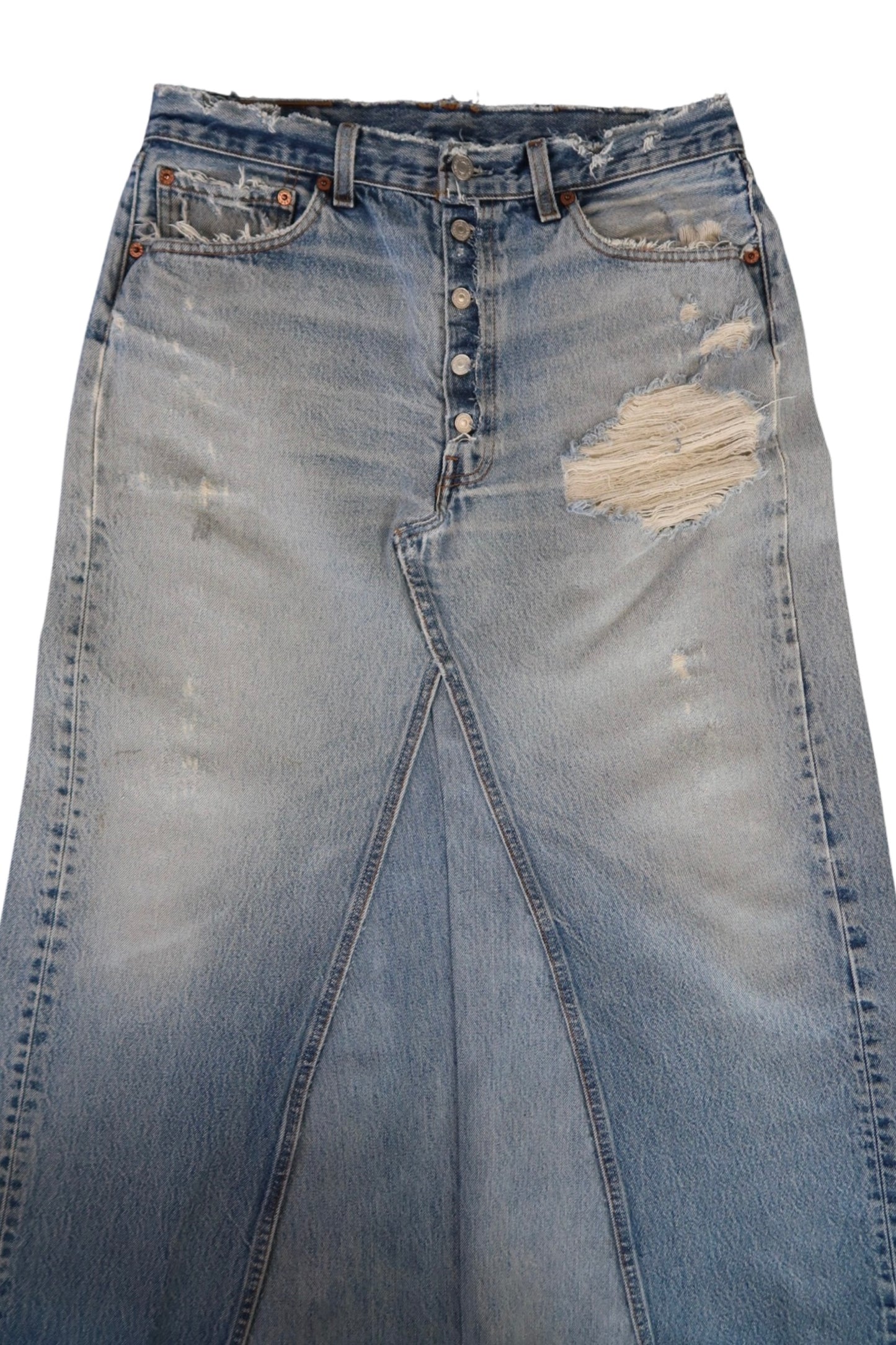 Reworked Levi’s Skirt