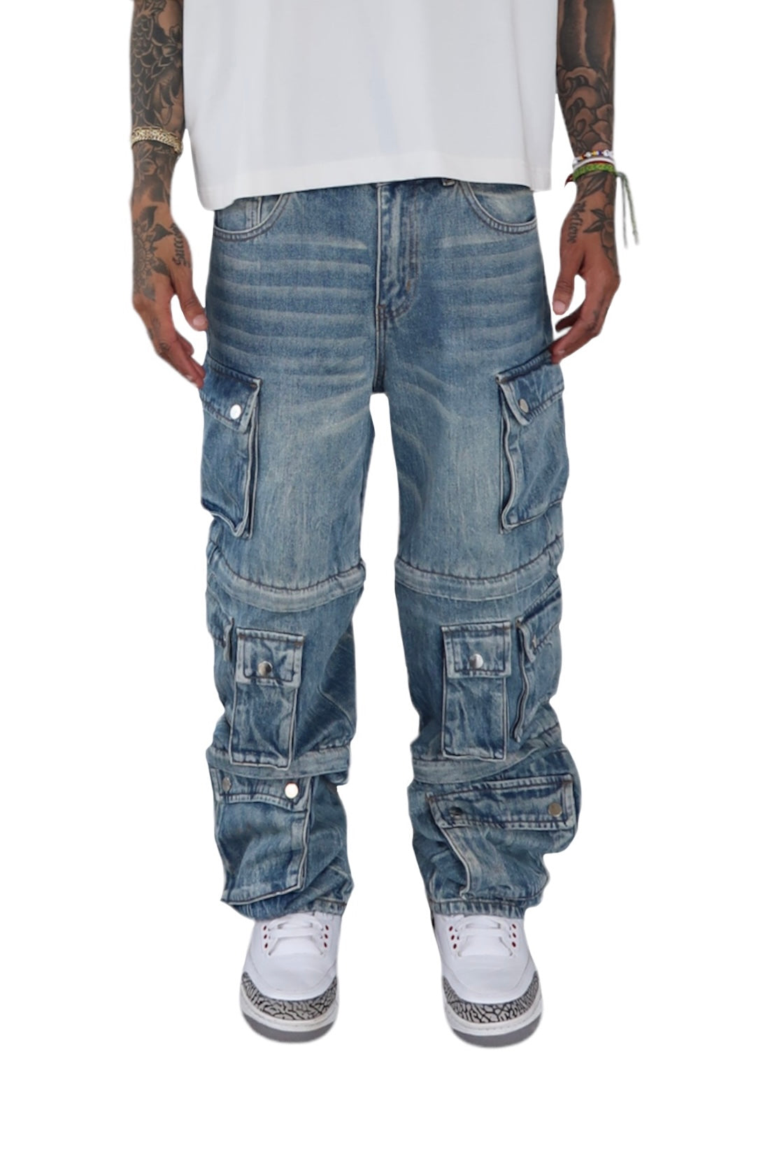 Denim Cargos