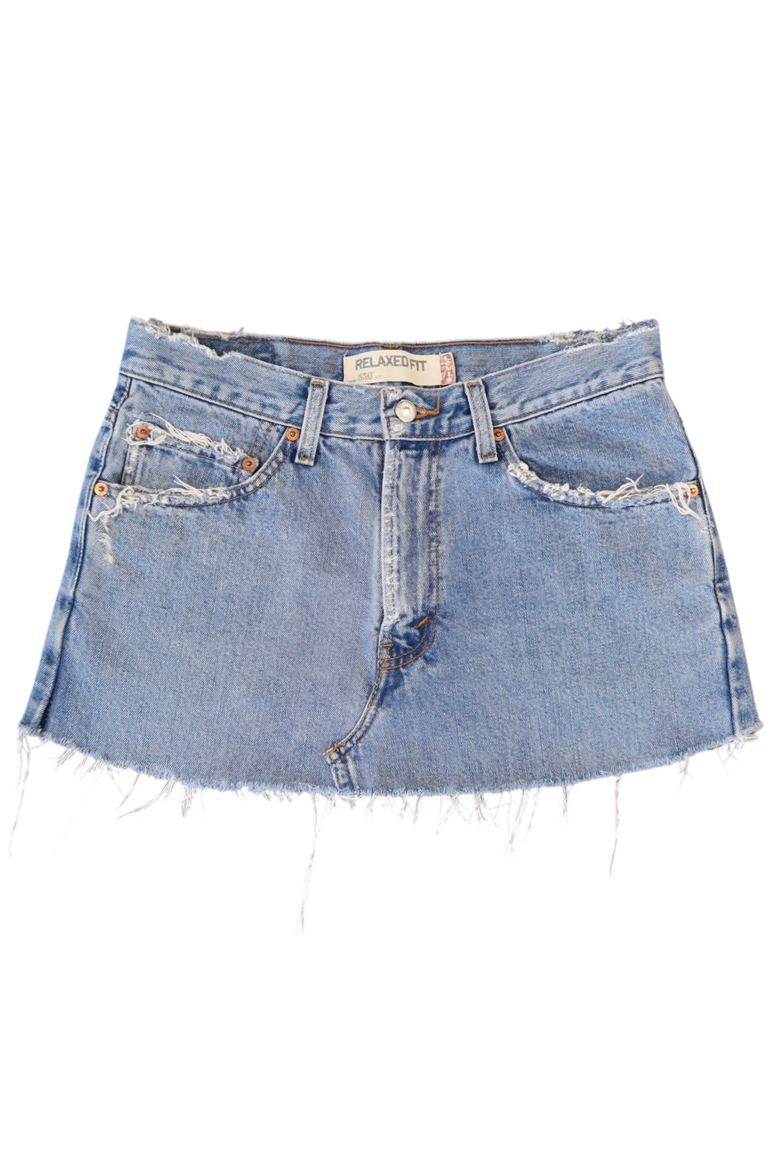 Reworked Levi s Mini Skirt Gems Vintage Denim