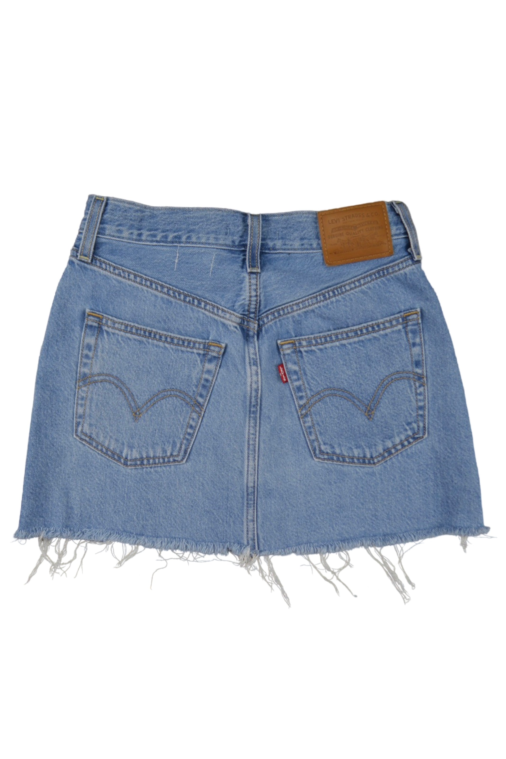 Levi's reworked denim skirt best sale