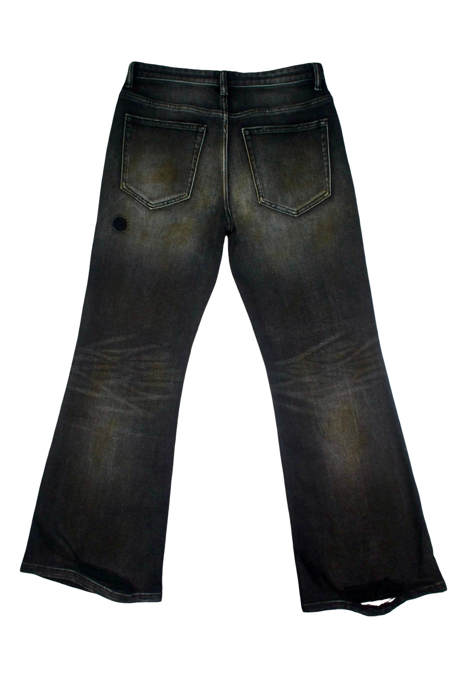 Patchwork Flare Denim