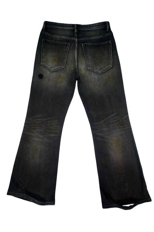 Patchwork Flare Denim