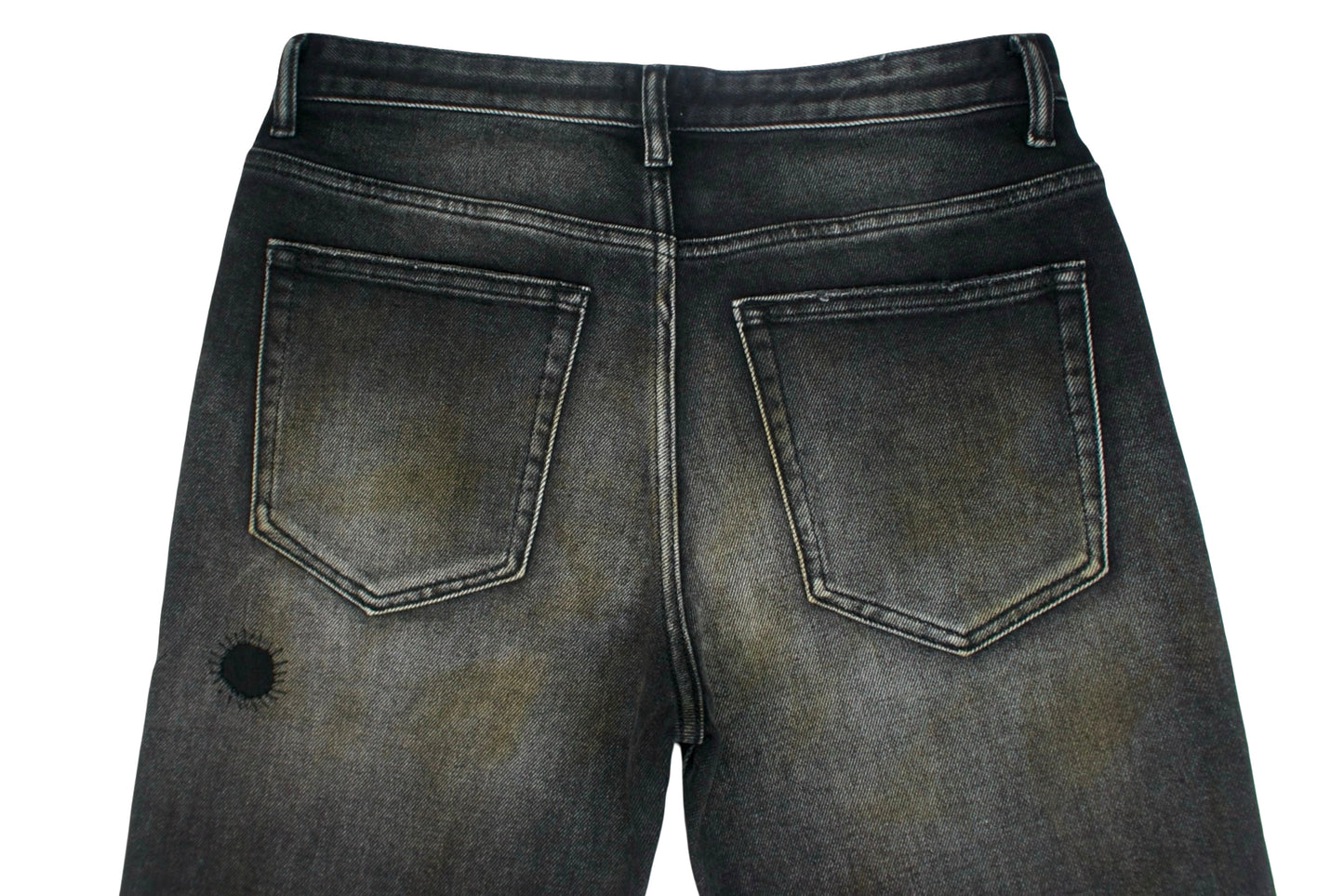 Patchwork Flare Denim