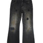 Patchwork Flare Denim