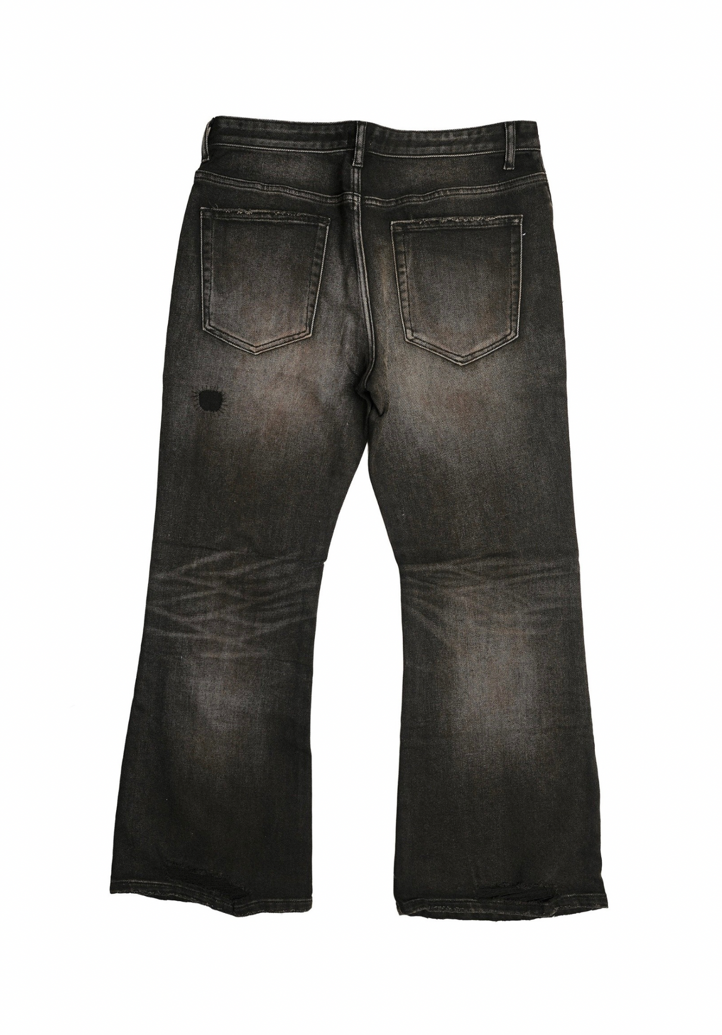 Patchwork Flare Denim