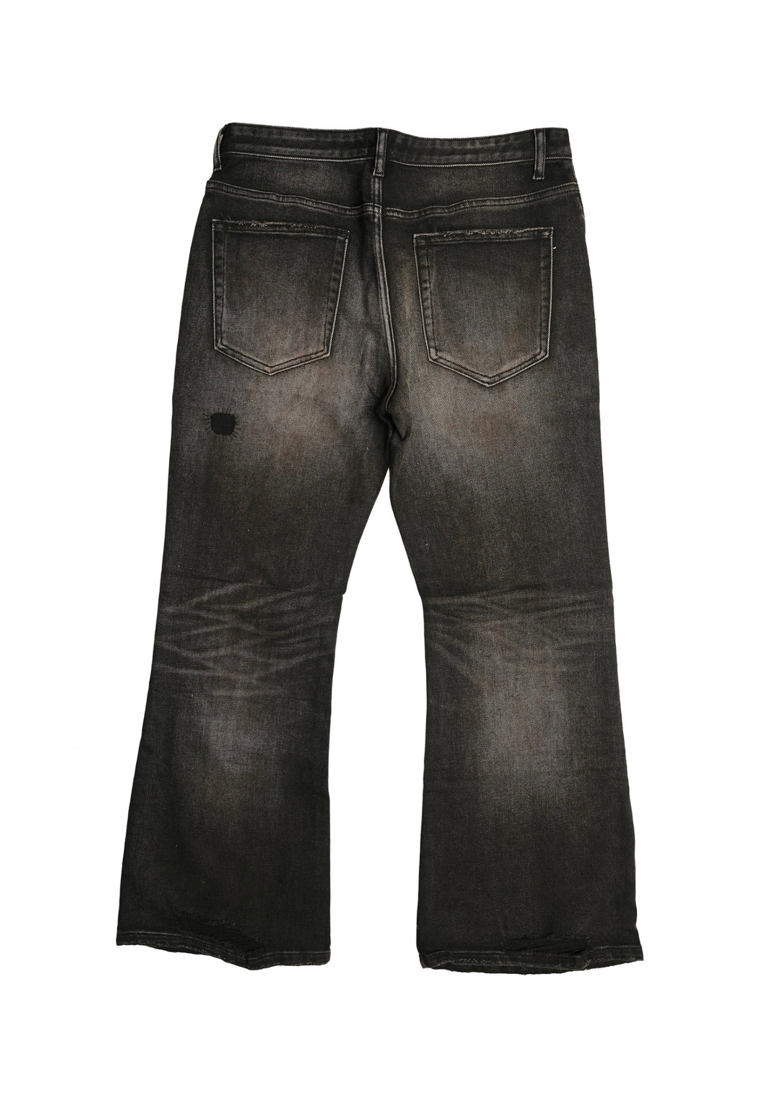 Patchwork Flare Denim