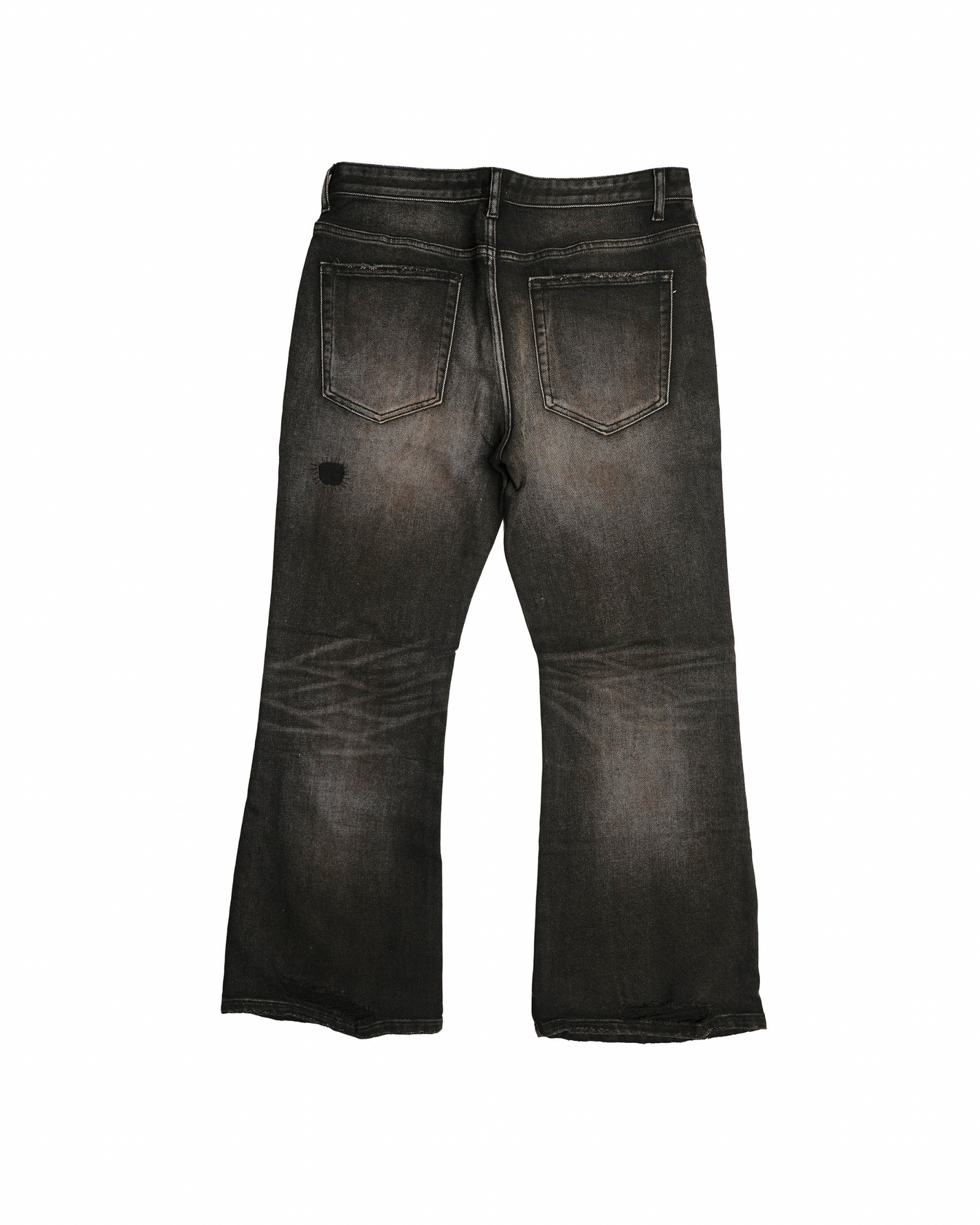 Patchwork Flare Denim