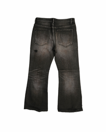 Patchwork Flare Denim