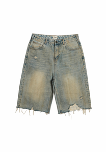 Denim Cutoff Capris