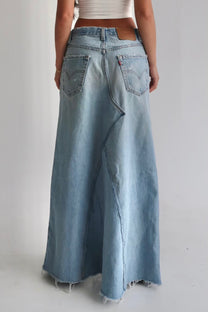 Reworked Levi’s Skirt