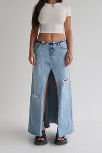 Reworked Levi’s Skirt