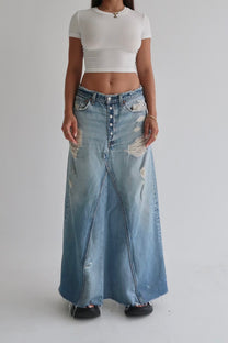 Reworked Levi’s Skirt