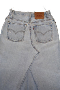 Reworked Levi’s Skirt
