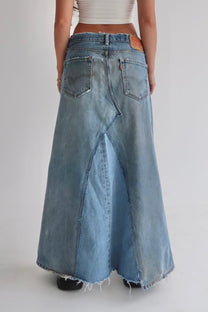 Reworked Levi’s Skirt