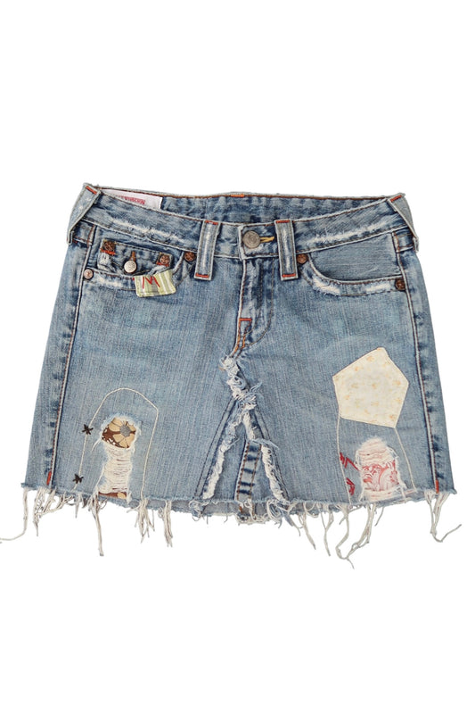 Vintage True Religion Mini Skirt