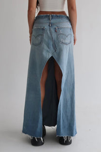 Reworked Levi’s Skirt