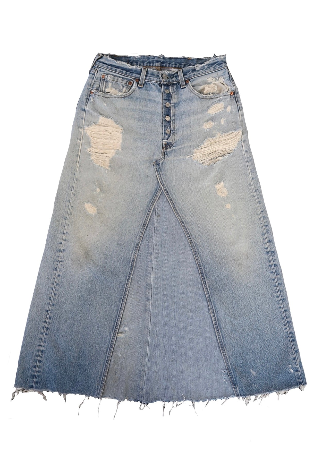 Reworked Levi’s Skirt