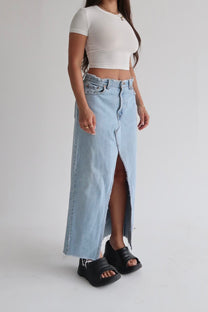 Reworked Levi’s Skirt