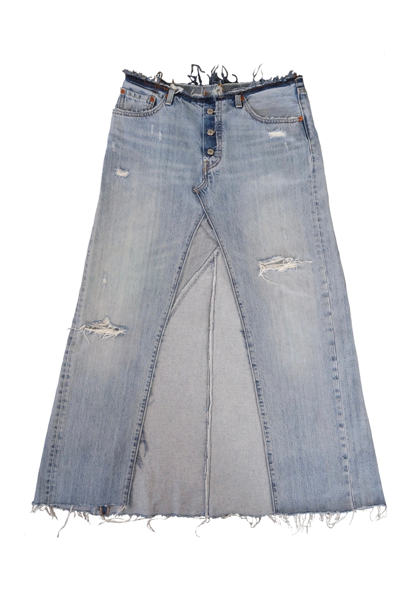 Reworked Levi’s Skirt