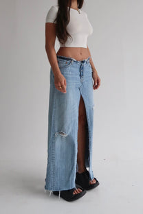Reworked Levi’s Skirt