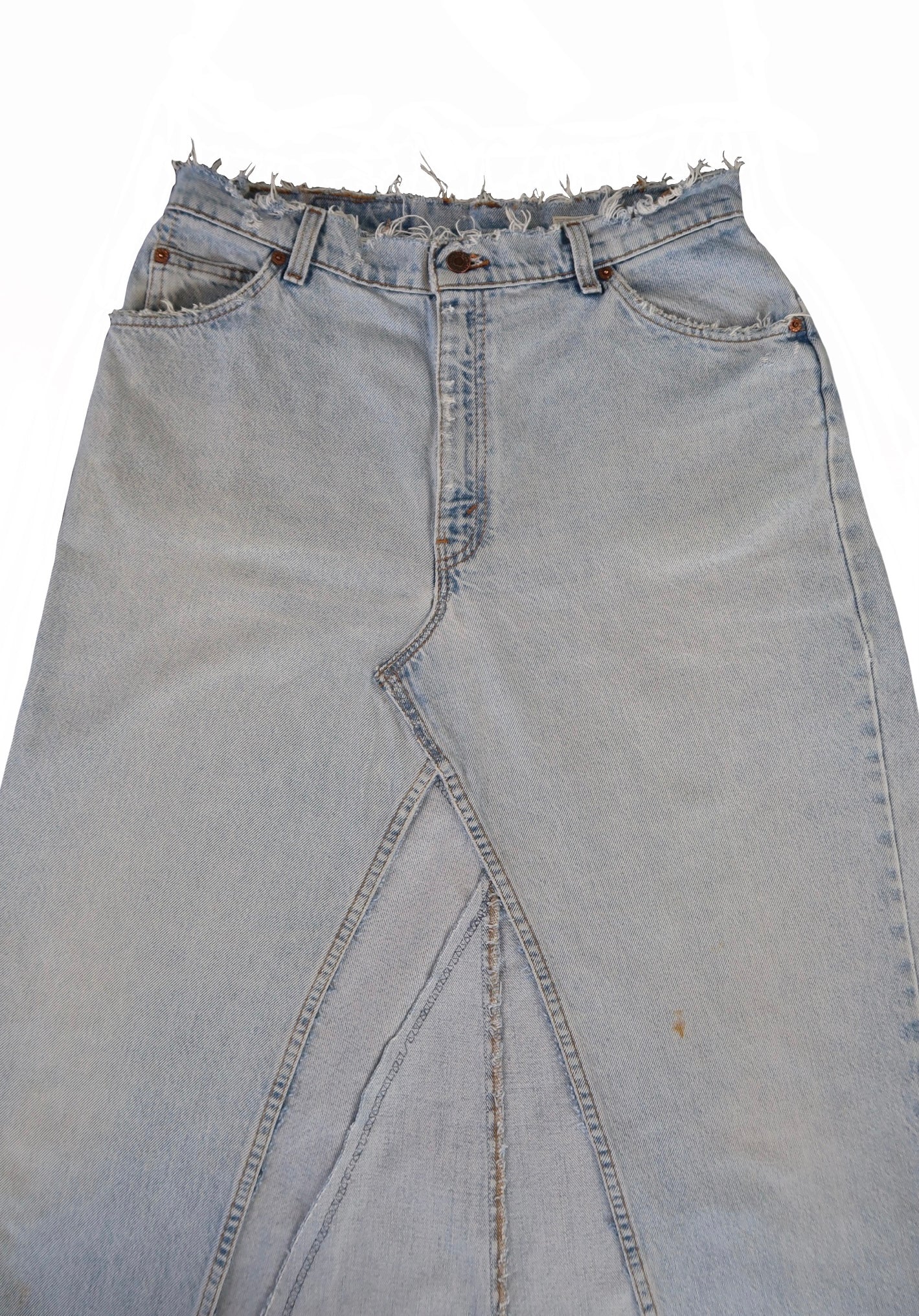 Levi's reworked denim skirt best sale