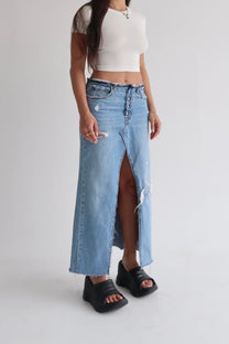 Reworked Levi’s Skirt