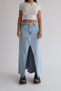 Reworked Levi’s Skirt