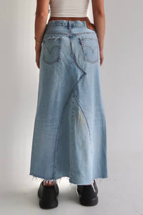 Reworked Levi’s Skirt