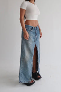 Reworked Levi’s Skirt