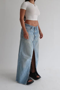 Reworked Levi’s Skirt