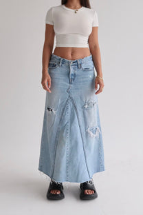 Reworked Levi’s Skirt