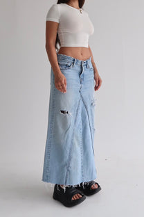 Reworked Levi’s Skirt