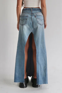 Reworked Levi’s Skirt