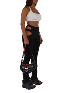 Cut-Out Stretch Pants