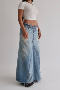 Reworked Levi’s Skirt