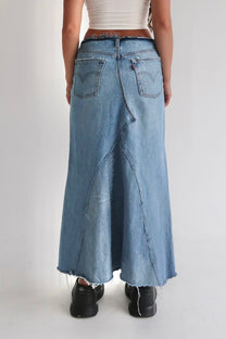 Reworked Levi’s Skirt