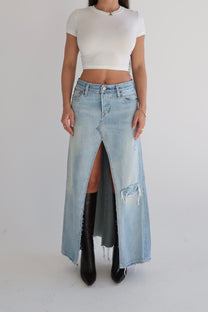 Reworked Levi’s Skirt