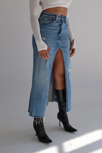 Reworked Levi’s Skirt