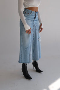 Reworked Levi’s Skirt
