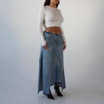 Reworked Levi’s Skirt