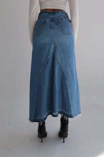 Reworked Levi’s Skirt
