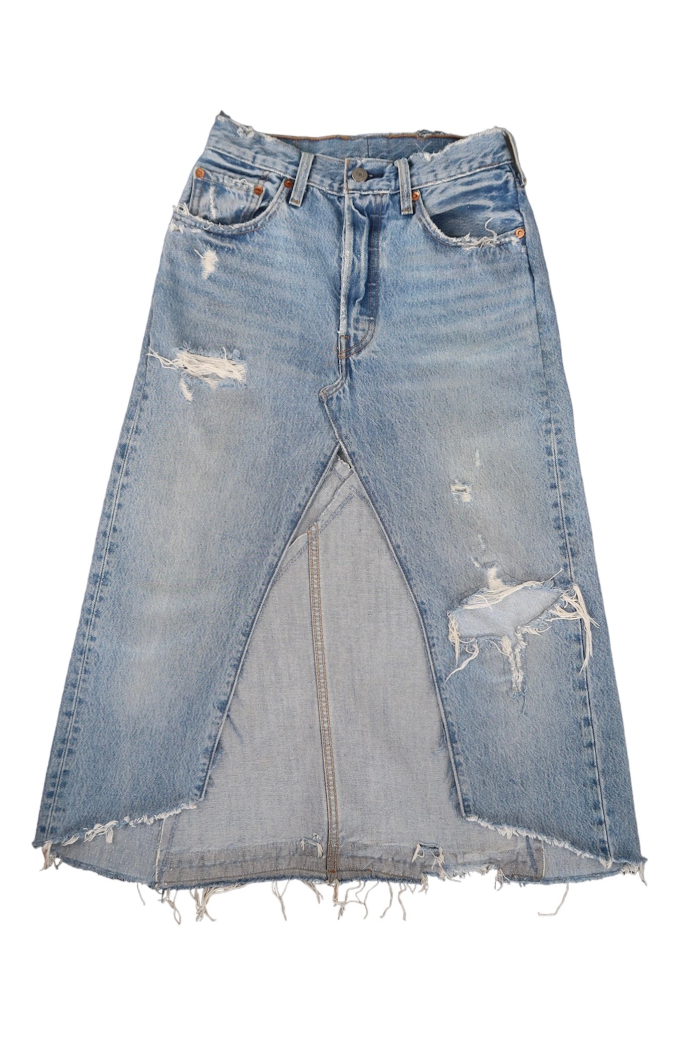 Reworked Levi’s Skirt
