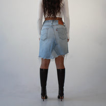 Reworked Levi’s Skirt