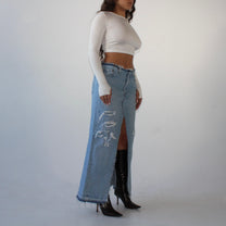 Reworked Levi’s Skirt