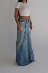 Reworked Levi’s Skirt