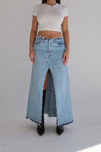 Reworked Levi’s Skirt