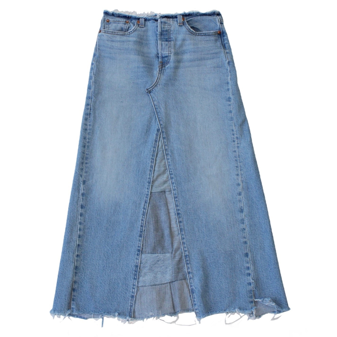 Reworked Levi’s Patchwork Skirt
