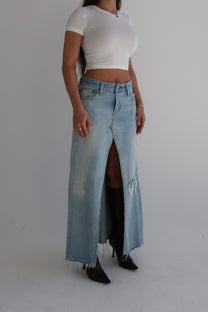 Reworked Levi’s Skirt