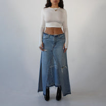 Reworked Levi’s Skirt